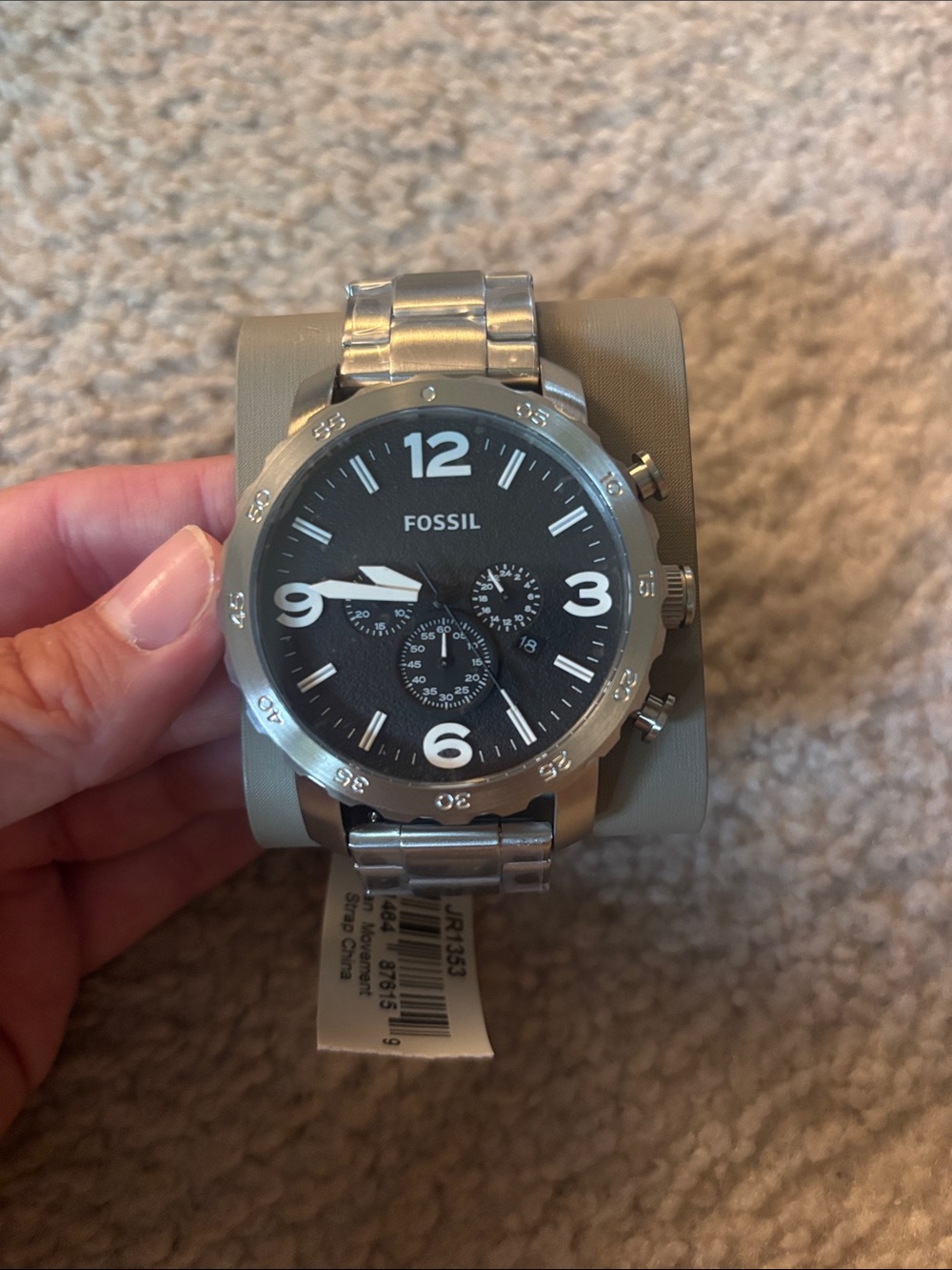 Brand New Fossil Silver Watch
